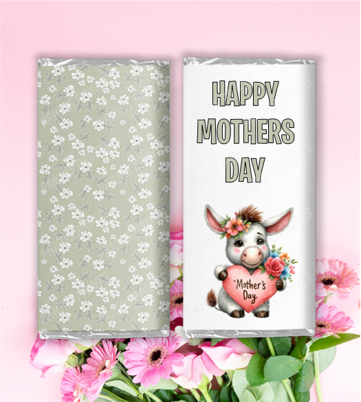 Mothers Day Animals Chocolate Bar Wrappers