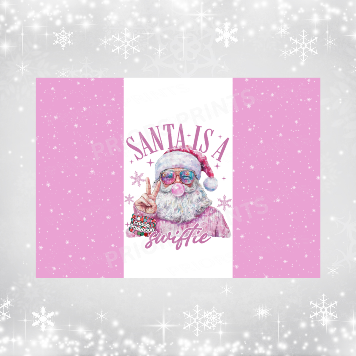 Santa & Grinch Swiftie Christmas Chocolate Bar Wrapper